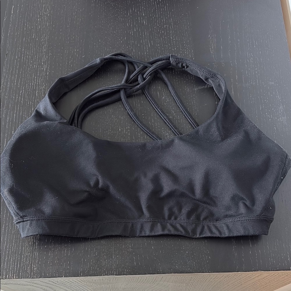 Victoria's Secret Black Strappy Sports Bra